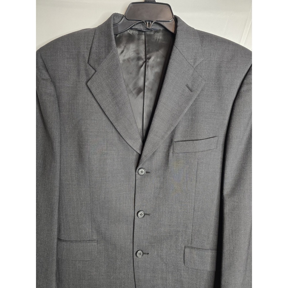 Brooks Brothers Brooksease Men's Blazer Size 40 Regular 3 Button‎ Black Wool